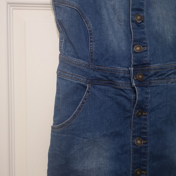 Basic denim dress - Picture 2 of 5